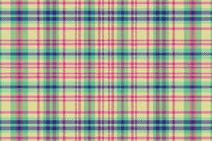 Tartan or plaid retro color pattern. vector