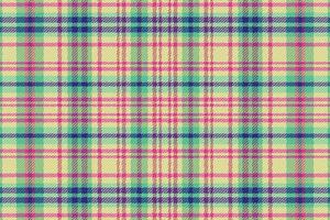 Tartan or plaid retro color pattern. vector