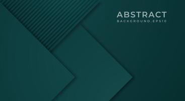 Abstract Background Textured with Dark Green Paper Layers. Usable for Decorative web layout, Poster, Banner, Corporate Brochure and Seminar Template Design vector