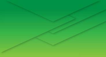 Abstract Green Gradient Background Geometric Paper Cut Style for Brochures or Landing Pages Template vector