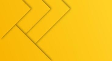 Abstract Yellow Gradient Background Geometric Paper Cut Style for Brochures or Landing Pages Template vector