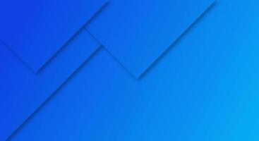 Abstract Blue Gradient Background Geometric Paper Cut Style for Brochures or Landing Pages Template vector