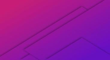 Abstract Purple and Pink Gradient Background Geometric Paper Cut Style for Brochures or Landing Pages Template vector