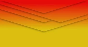 Abstract Orange and Yellow Gradient Background Geometric Paper Cut Style for Brochures or Landing Pages Template vector