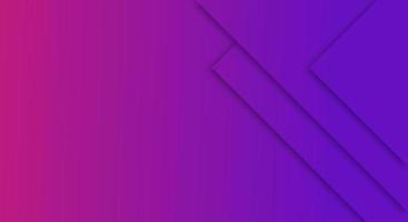 Abstract Purple and Pink Gradient Background Geometric Paper Cut Style for Brochures or Landing Pages Template vector