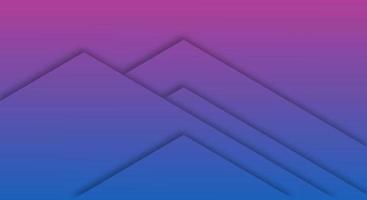 Abstract Purple and Blue Gradient Background Geometric Paper Cut Style for Brochures or Landing Pages Template vector