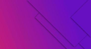 Abstract Purple and Pink Gradient Background Geometric Paper Cut Style for Brochures or Landing Pages Template vector