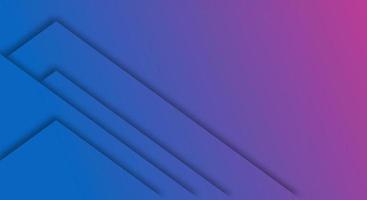 estilo de corte de papel geométrico de fondo degradado púrpura y azul abstracto para folletos o plantilla de páginas de aterrizaje vector