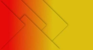 Abstract Orange and Yellow Gradient Background Geometric Paper Cut Style for Brochures or Landing Pages Template vector