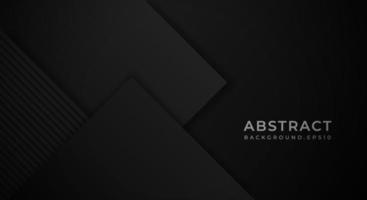 Abstract Background Textured with Dark Black Paper Layers. Usable for Decorative web layout, Poster, Banner, Corporate Brochure and Seminar Template Design vector