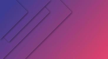 Abstract Blue and Pink Gradient Background Geometric Paper Cut Style for Brochures or Landing Pages Template vector