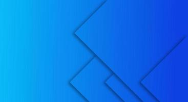 Abstract Blue Gradient Background Geometric Paper Cut Style for Brochures or Landing Pages Template vector
