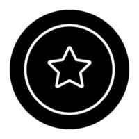 icono de diseño perfecto de cupón estrella vector