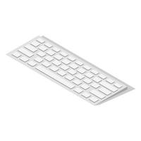 conjunto de iconos de teclado, estilo isométrico vector