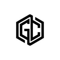 diseño del logotipo de la letra gc en la ilustración. logotipo vectorial, diseños de caligrafía para logotipo, afiche, invitación, etc. vector