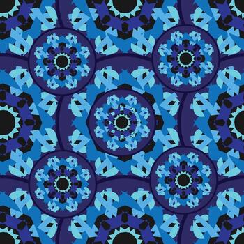 Abstract seamless pattern with geometric pattern. background, wallpaper, home textile digital vector and flower shaped pattern new