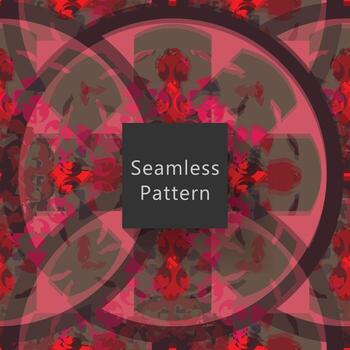 Abstract seamless pattern with geometric pattern. background, wallpaper, home textile digital vector and flower shaped pattern new