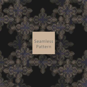 Resumen de patrones sin fisuras con patrón geométrico. fondo, papel tapiz, vector digital de textiles para el hogar y patrón en forma de flor nuevo