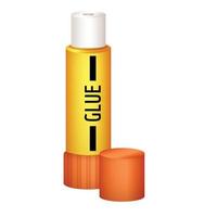 Glue stick icon, cartoon style vector