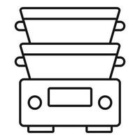 Cookware equipment icon, outline style vector