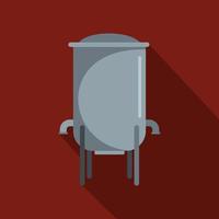 Barrelbicon, flat style. vector