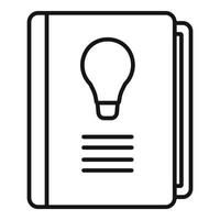 Remarketing folder icon, outline style vector
