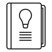 Remarketing folder icon, outline style vector