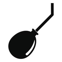 icono de herramienta de aborto, estilo simple vector