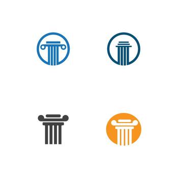 vector de logotipo de columna