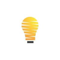 Bulb logo vector