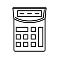 icono de vector de calculadora