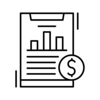 Financial Analytics Vector Icon