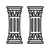 icono de vector de columna