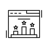 Ranking Vector Icon