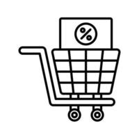 Shopping Tax Vector Icon