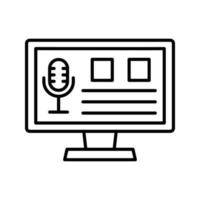 Podcast Vector Icon