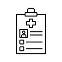 Medical Record Vector Icon