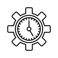 icono de vector de gestión de tiempo