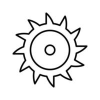 Saw Blade Vector Icon