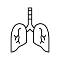 Lung Vector Icon