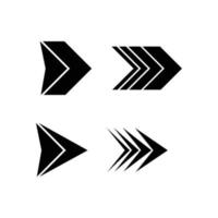 Arrow icon set vector