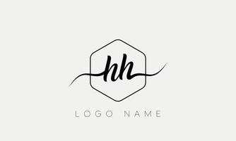 Handwriting letter HH logo pro vector file pro Vector Pro Vector