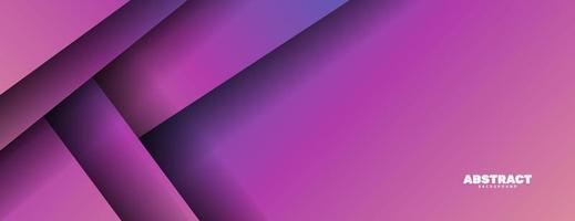 Abstract papercut overlap layer purple color background vector