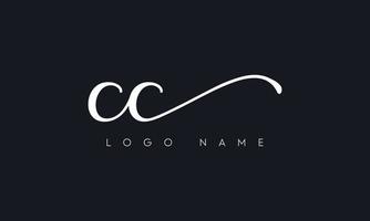 Handwriting letter CC logo pro vector file pro Vector Pro Vector