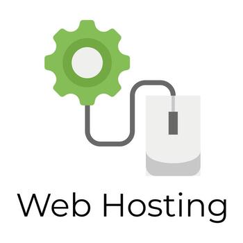 alojamiento web de moda vector