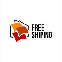 shipment logo simple modern abstract vector