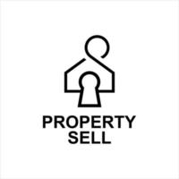 Property Logo Design Home House Vector