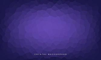 Crystal background gradient with purple color domination. Can be used for banner, poster, brochure,  web page, cover, and other. Eps10 Vector design