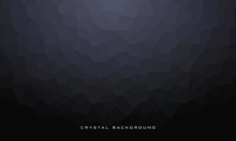 Crystal background gradient with black color domination. Can be used for banner, poster, brochure,  web page, cover, and other. Eps10 Vector design