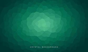 Gradient crystal background with green domination. Eps10 Vector Design